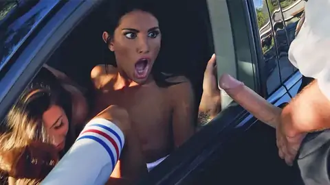 The cop showcases his man meat 2 a duo of lesbos