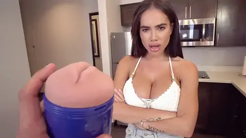 Dark-haired COUGAR is giving a blow-job and gets a jism-shot