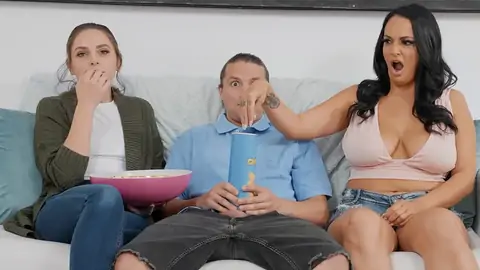 Prank on humungous bumpers pal while gf is seeing TV